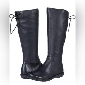 Born knee high leather caladium boots
